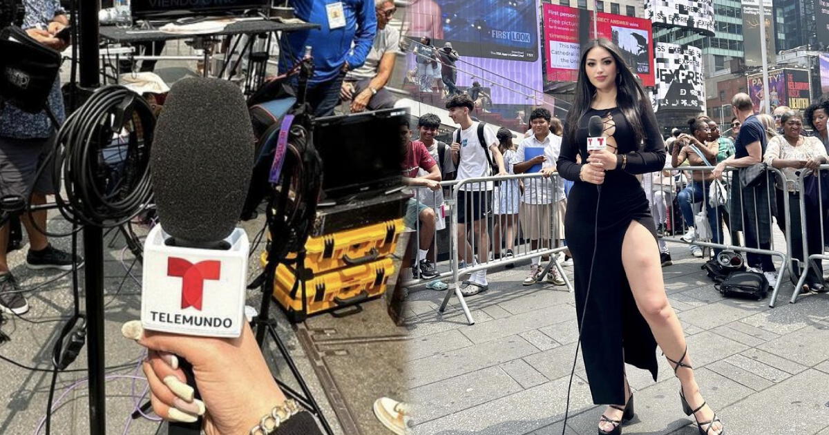 Lesly Reina, the Miss Peru finalist who opened her Onlyfans account, now appears on Telemundo.
