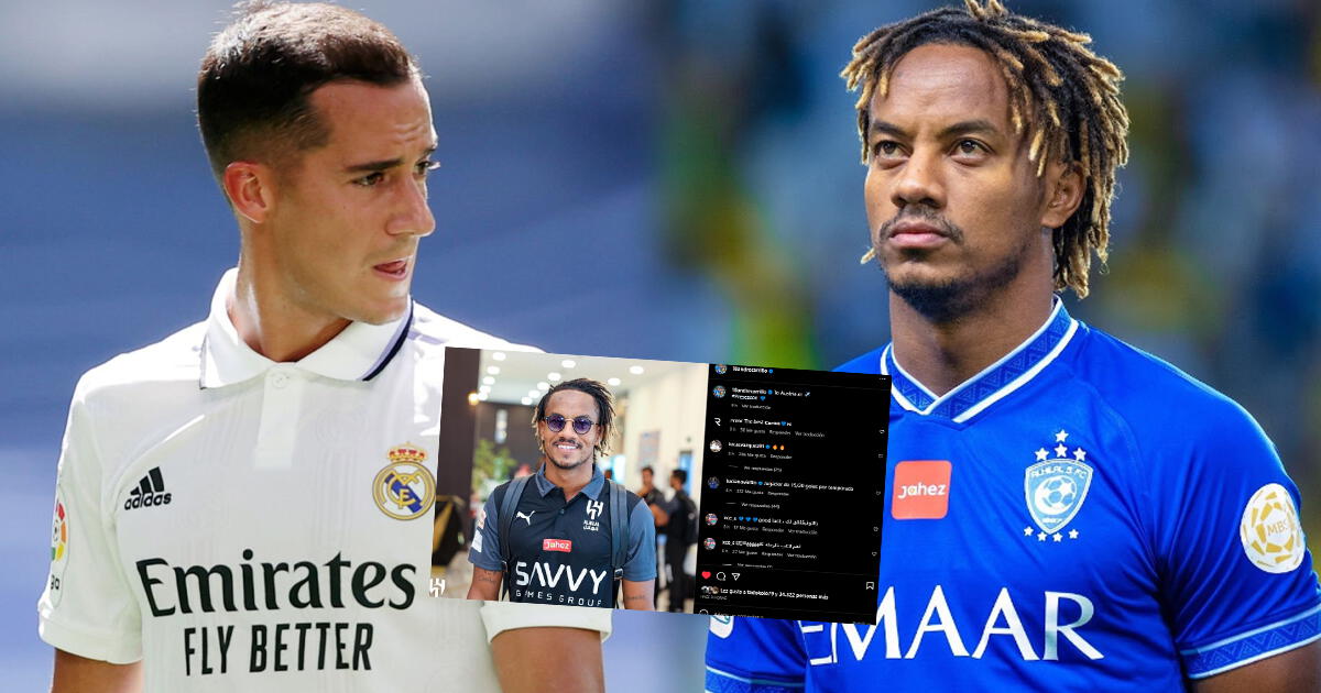 Lucas Vásquez, estrella del Real Madrid, tuvo curiosa reacción a la postal de André Carrillo