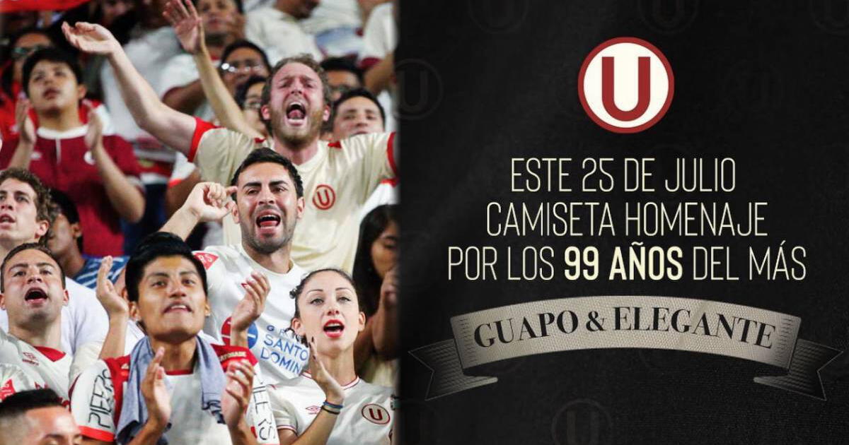 Atención, cremas: camiseta de Universitario por sus 99 años se encuentra en preventa