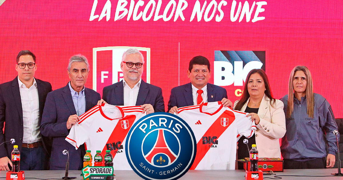 Selección Peruana presentó a auspiciador del PSG como su sponsor oficial