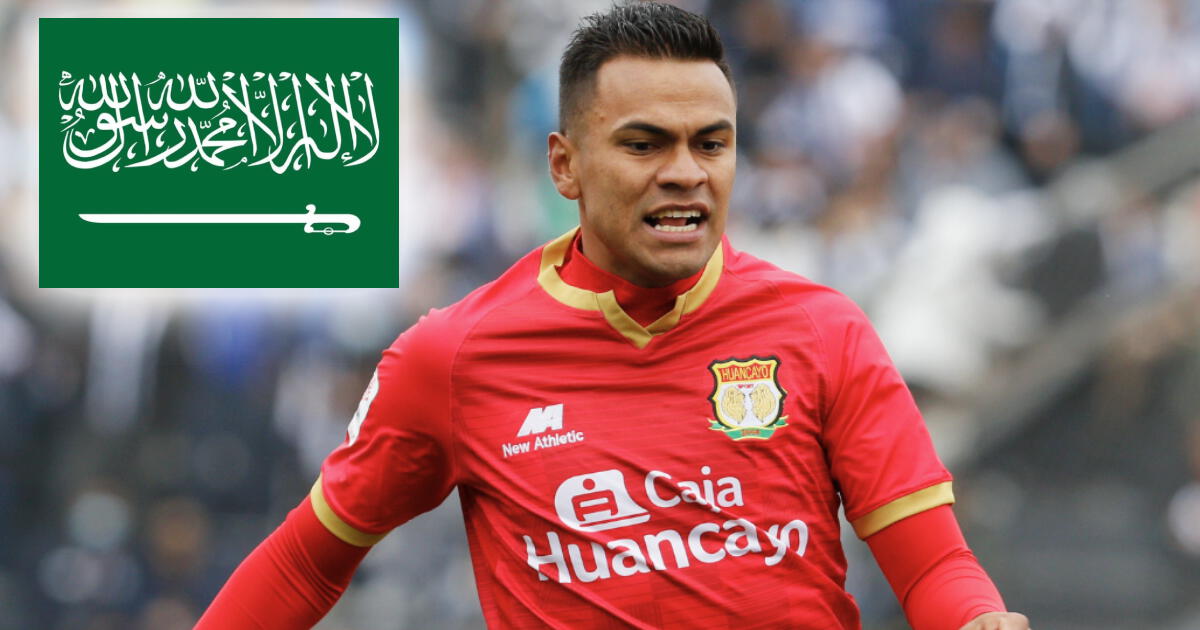 Luis Benites, goleador de Sport Huancayo, recibió impactante oferta de Arabia Saudita