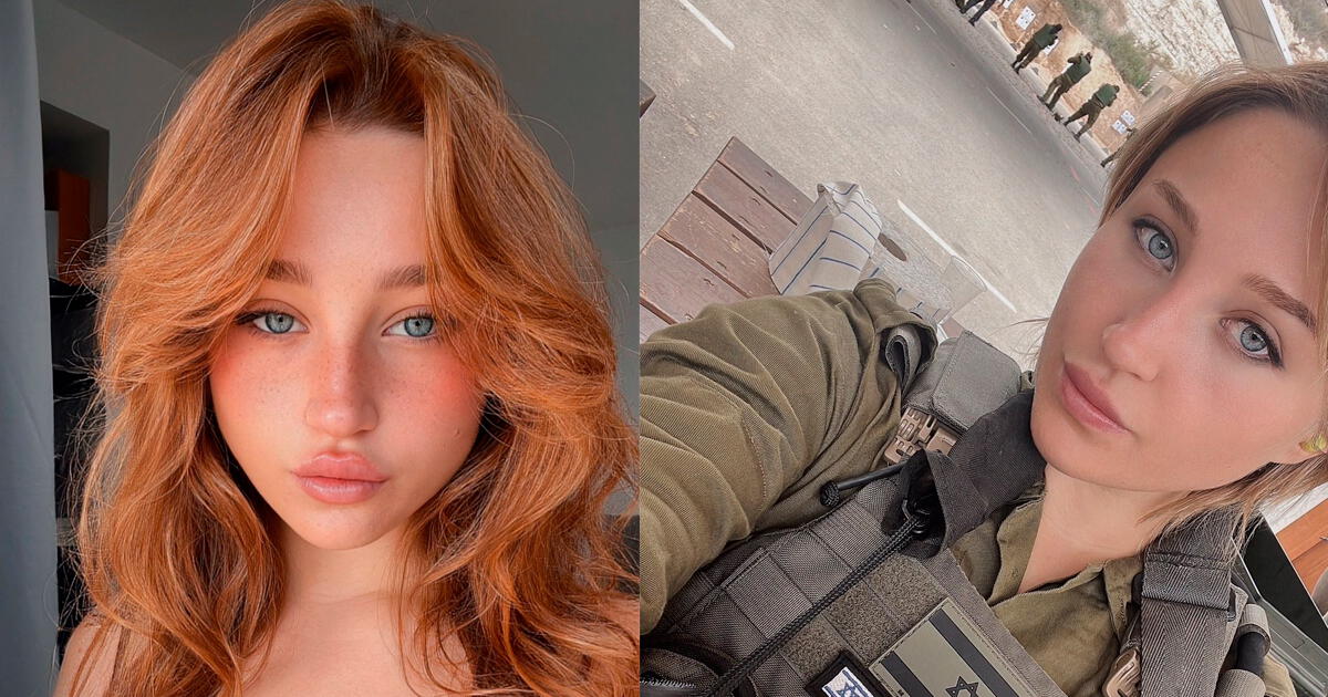Natalia Fadeev, the Israeli model who left OnlyFans to join her country's army.