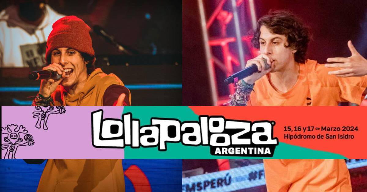 Jaze estará presente en Lolapalloza Argentina: mira la lista de artistas confirmados