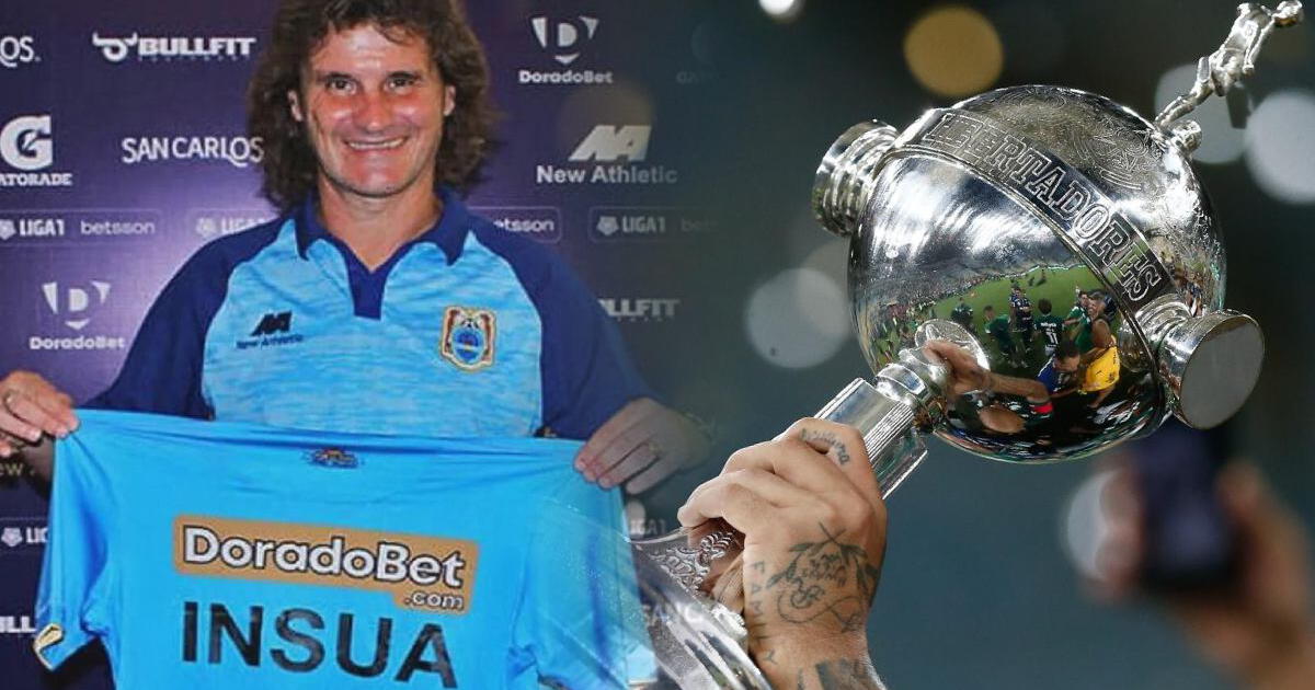Ruben Insúa: no duró ni un mes en la Liga 1, pero jugará la Copa Libertadores 2024