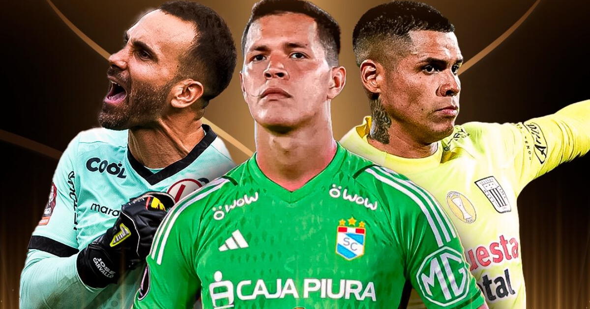 ¿Quién ganará? Campos, Solís y Carvallo nominados al mejor arquero de la Liga 1 2023