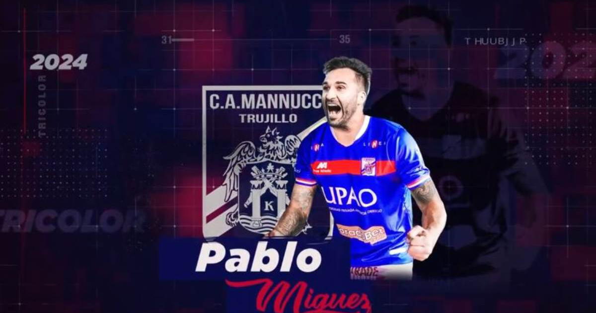 Pablo Míguez fue oficializado como flamante fichaje de Mannucci por dos temporadas
