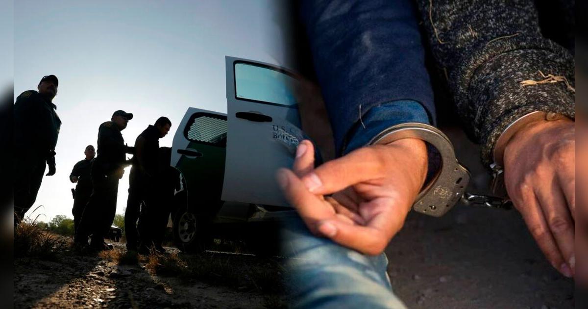 ¡Impactante! DETIENEN a once migrantes tras intentar cruzar a Estados Unidos por un DESAGÜE