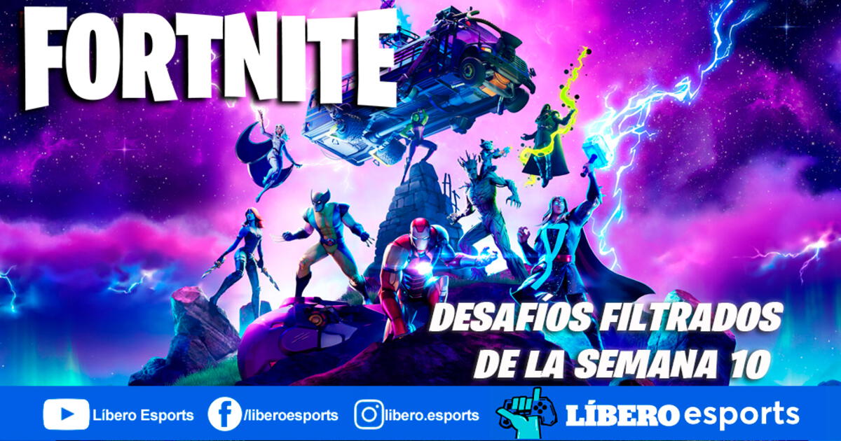 Fortnite desafíos filtrados de la semana 10 Temporada 4