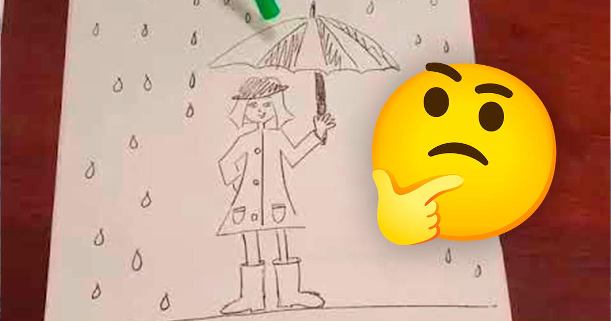 Test visual: ¿Qué significa 'la persona bajo la lluvia'? Conoce aquí su interpretación