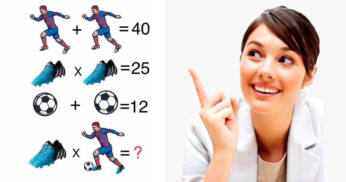 Reto visual: ¿Cómo resolverías esta suma con Messi, unos chimpunes y un balón?