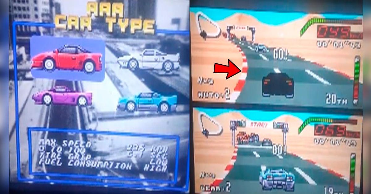 Super Nintendo: Truco secreto te permite ‘desbloquear’ un carro negro en Top Gear