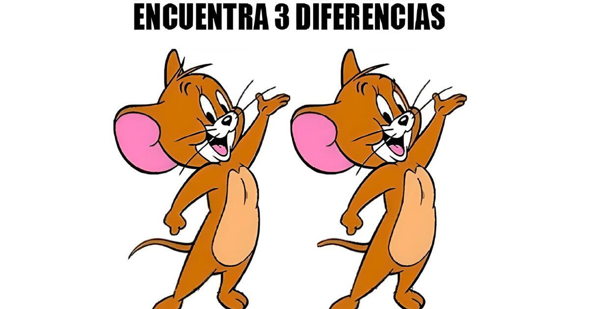 Podr S Hallar Las Diferencias En Jerry Intenta Superar Este Reto