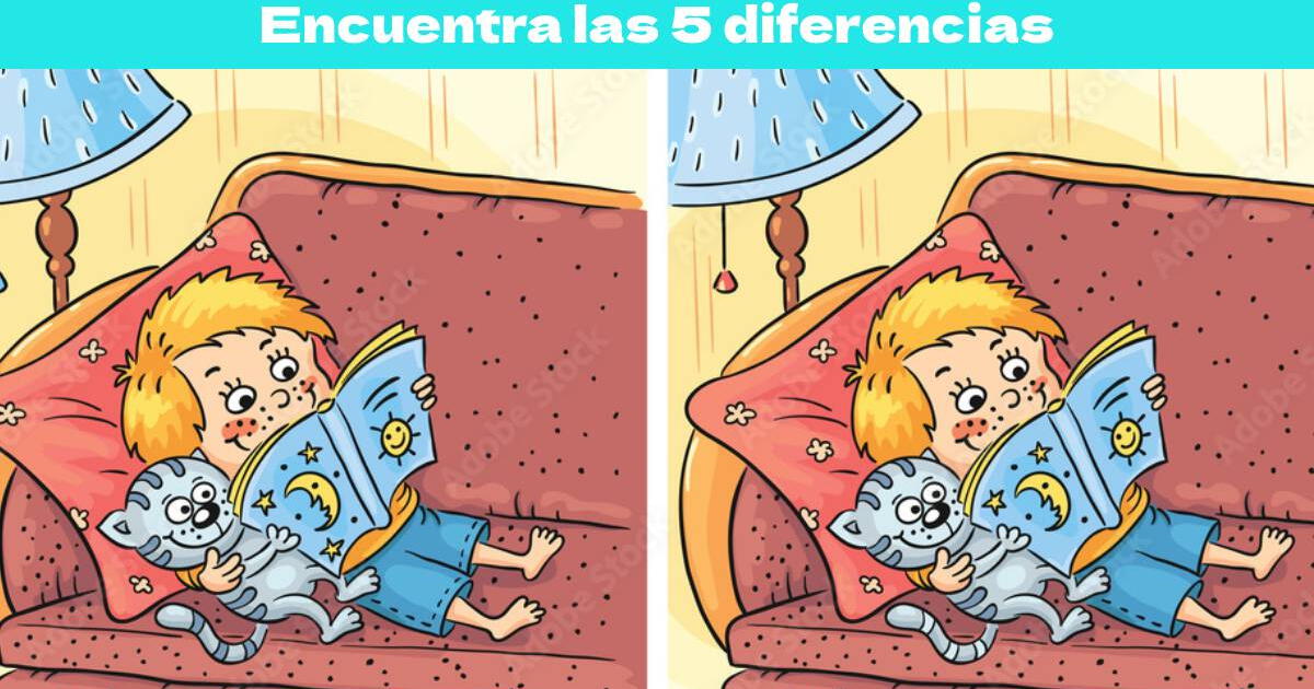 Si eres un verdadero GENIO serás capaz de hallar las 5 diferencias que