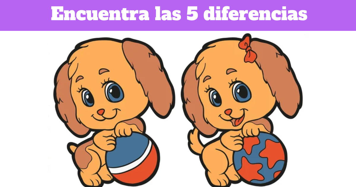 Logras ver en dónde están las diferencias del reto visual Solo el 3