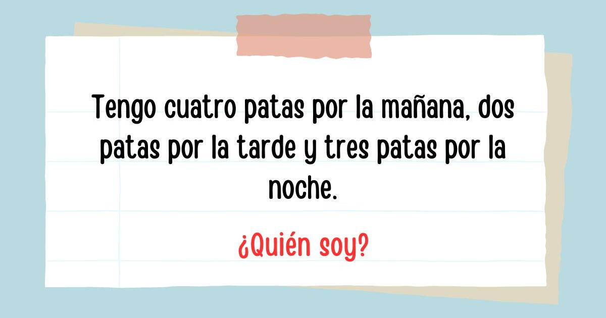 ¿Quién soy? Intenta desarrollar este NUEVO ACERTIJO en menos de 6 segundos