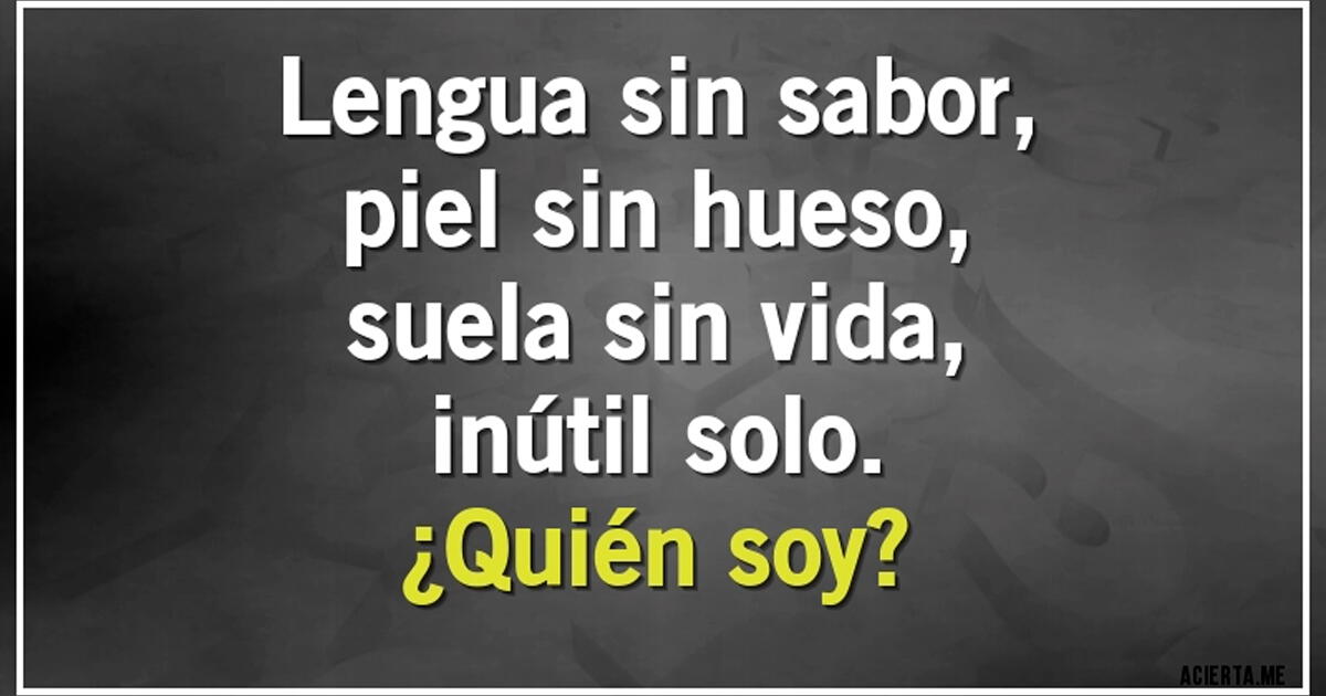 Solo los MÁS HÁBILES podrán responder el acertijo en 7 segundos Quién