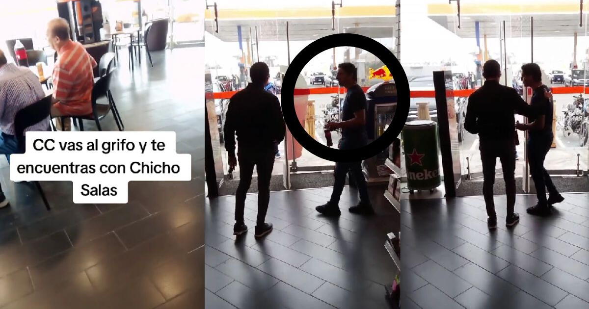 Va a minimarket de un grifo y se encuentra a 'Chicho' Salas, DT de Alianza Lima: 'Su fotito'
