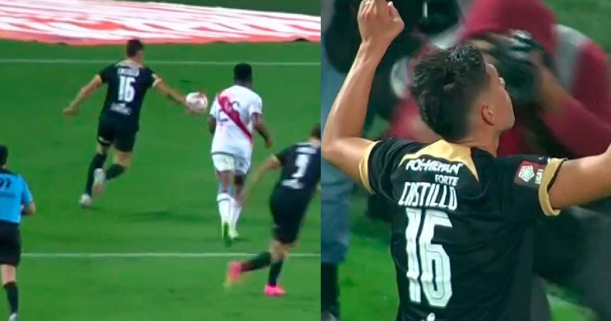Jesús Castillo aprovechó error de Municipal y marcó un golazo de zurda 