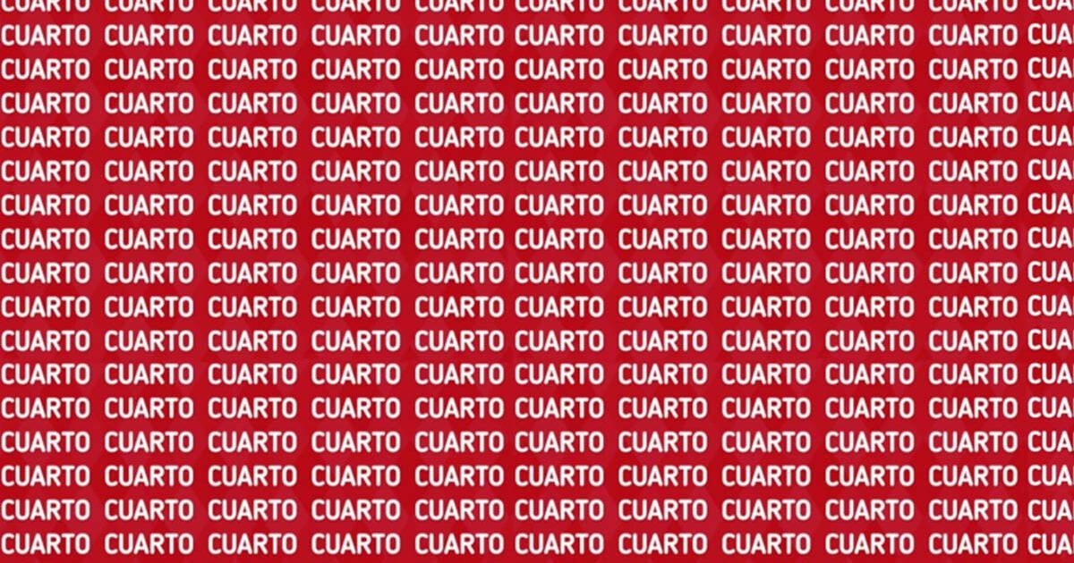 El reto visual que nadie ha logrado superar en 5 segundos: ¿Dónde está la palabra 'Cuarzo'?