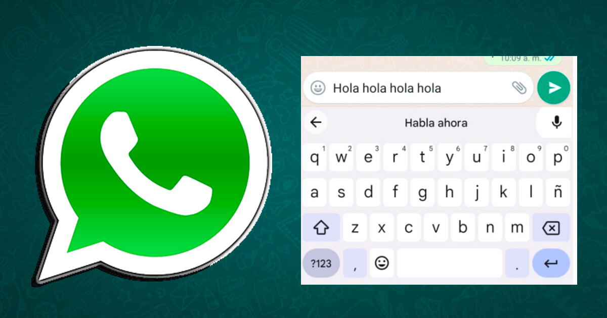 Truco de WhatsApp te permite redactar un mensaje sin tener que usar los dedos en la App