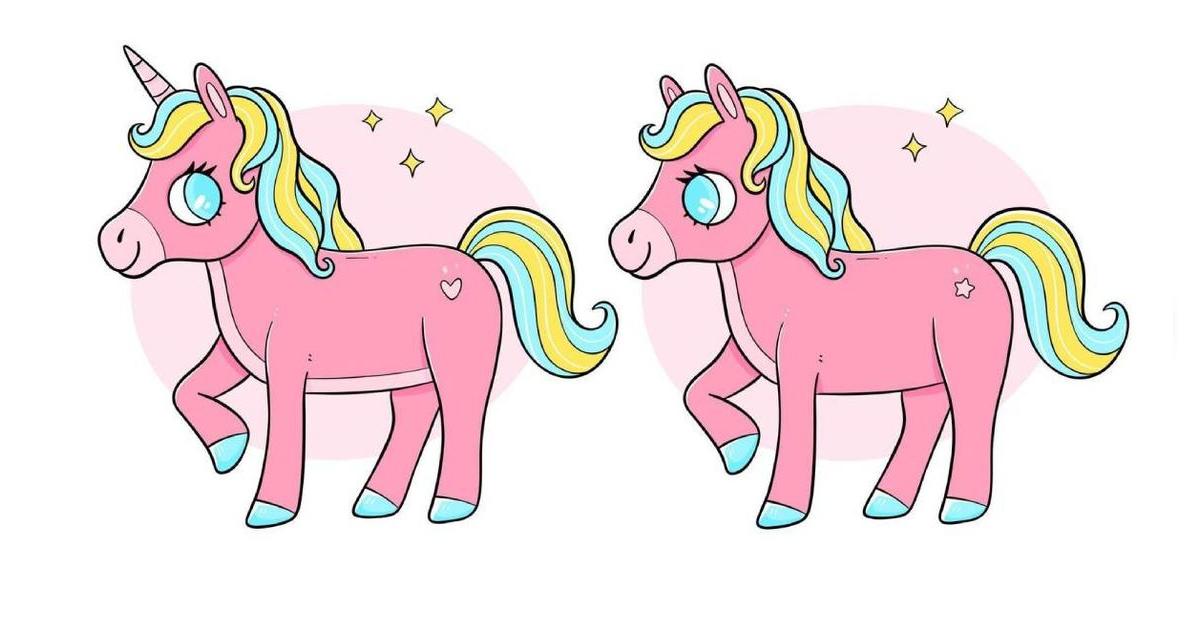 ¡Nada es lo que parece! Los ponys de la prueba no son idénticos: ¿Ves las 5 fallas?