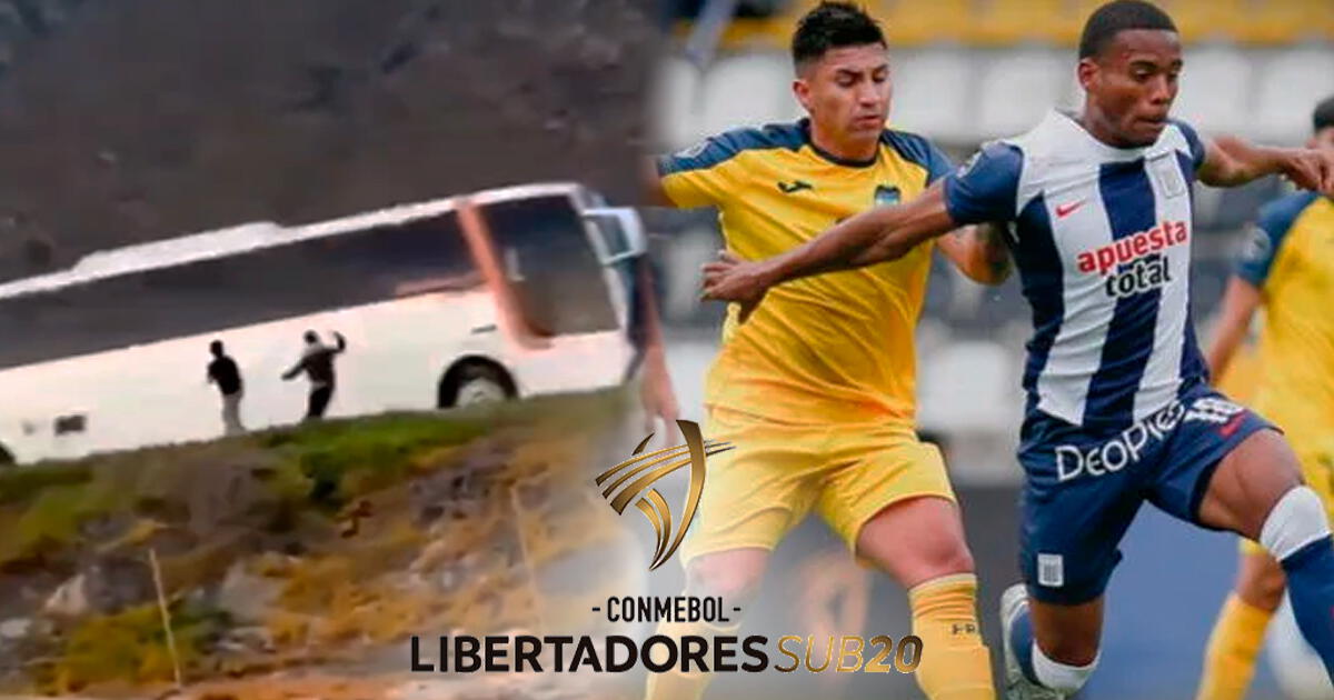 Atacan bus de hinchas de Alianza que viajaron a Chile para ver la Copa Libertadores Sub 20
