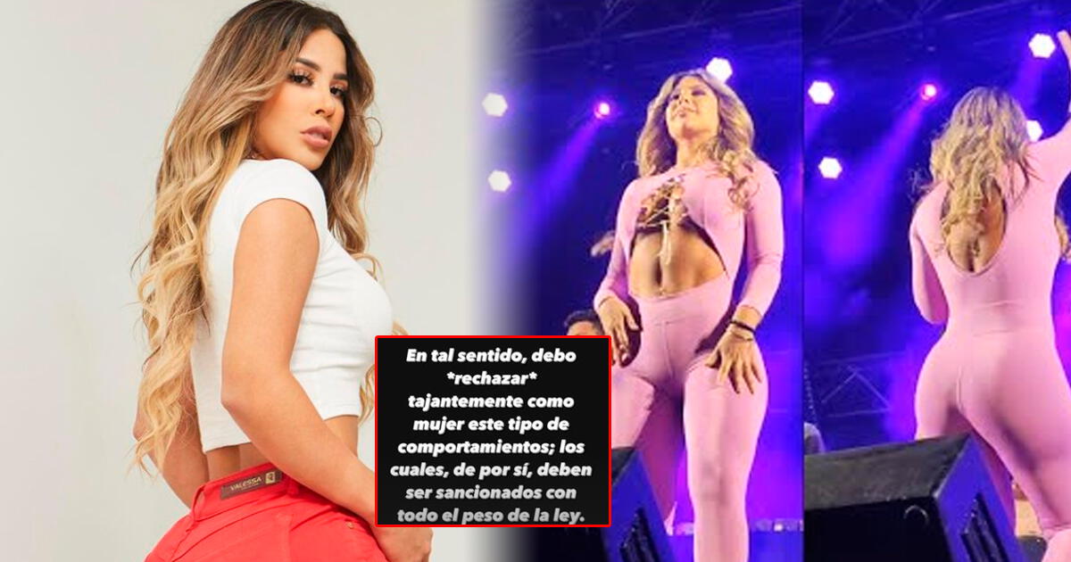 Gabriela Serpa denuncia tocamientos indebidos en show: 