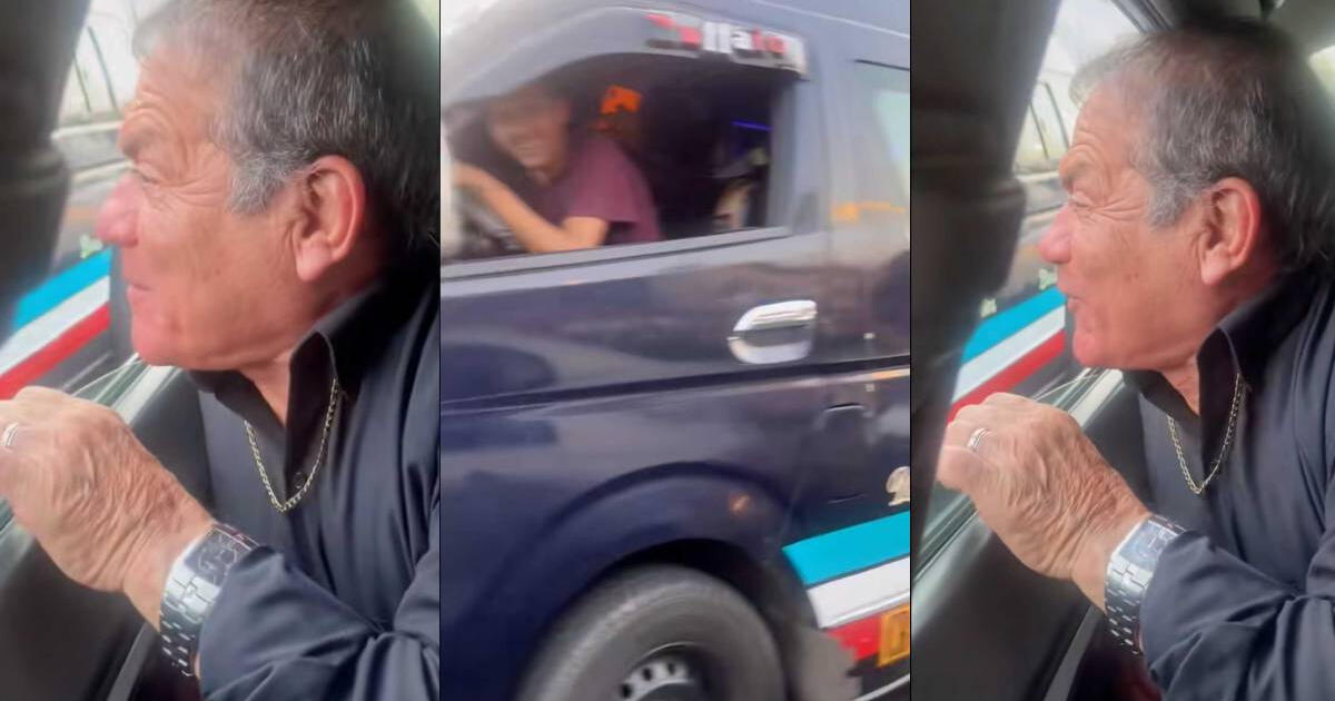 'Chato' Barraza no pierde 'chispa': sorprende a cobrador de combi con chiste en medio de tráfico