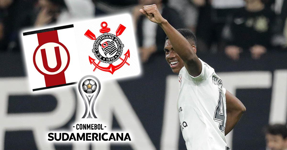 Corinthians y la publicación con el logo de Universitario para anunciar duelo de Sudamericana