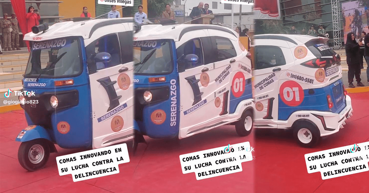 Serenazgo de Comas patrullaran las calles con mototaxi y usuarios reaccionan: 