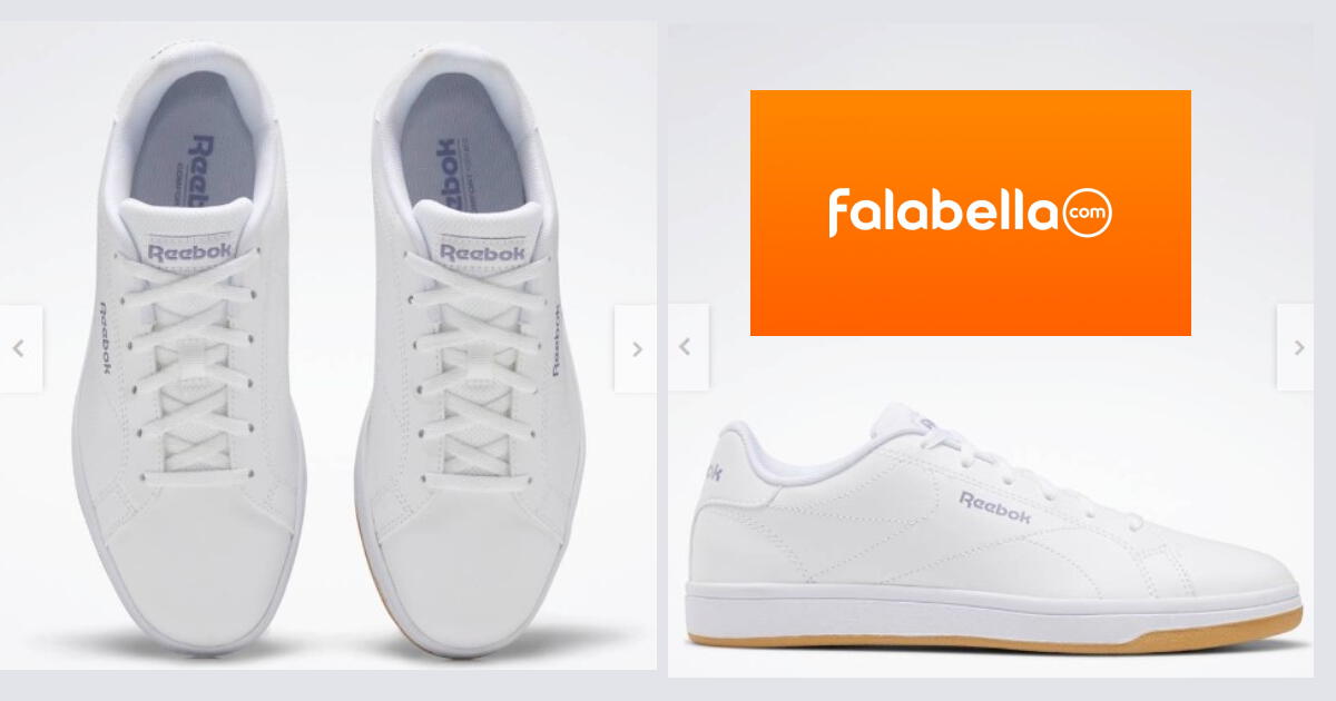 Cyber Wow: Falabella 'clearance' women's Reebok sneakers for S/99 for a limited time.