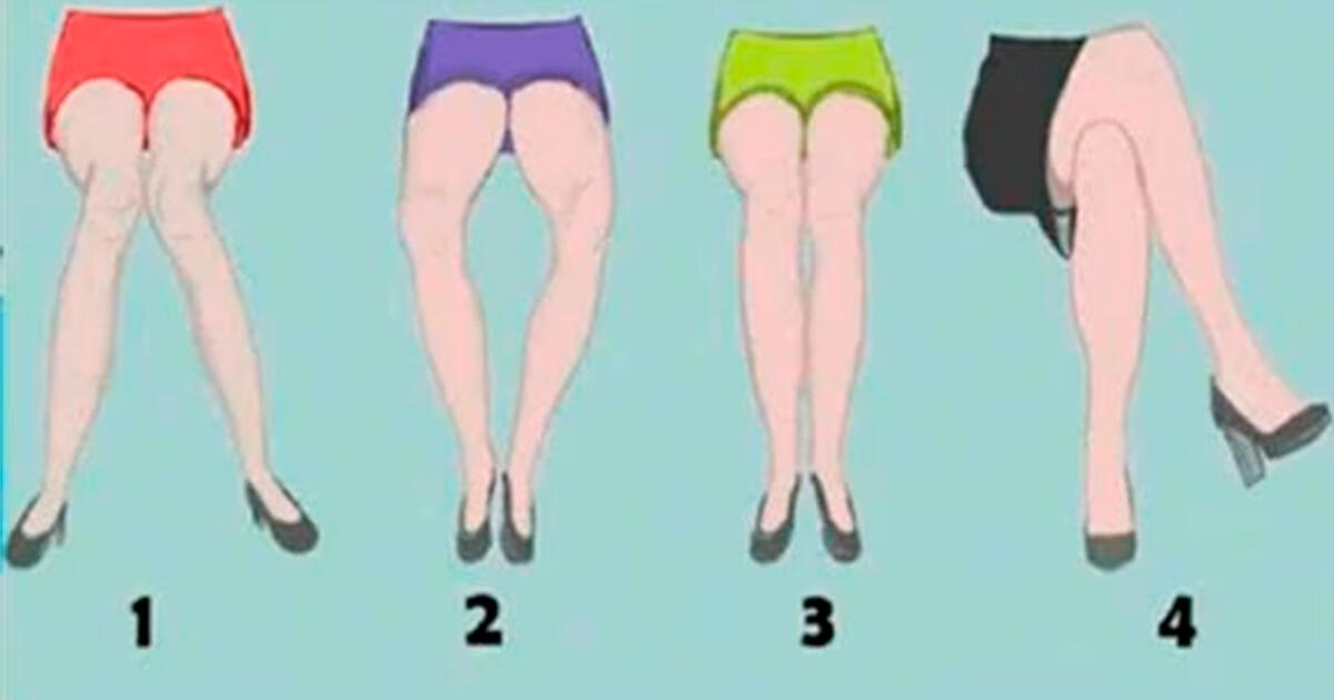 Responde este test y descubre secretos sobre ti: ¿Cómo cruzas las piernas al sentarte?