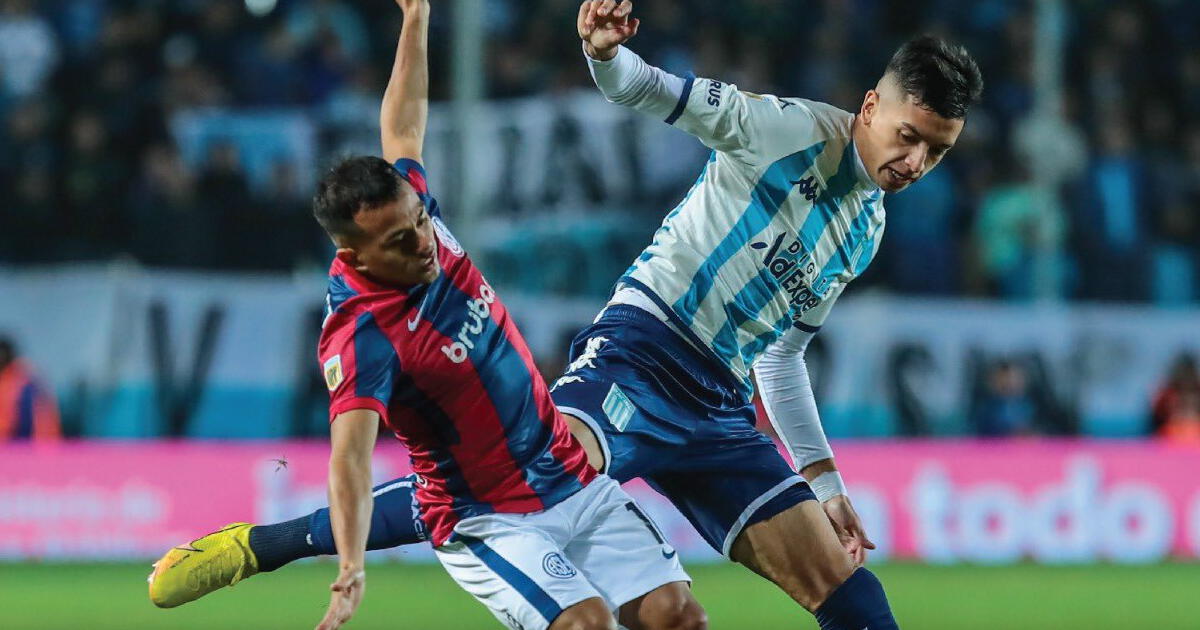 Con Paolo Guerrero, Racing empató 1-1 contra San Lorenzo por la Liga Profesional Argentina