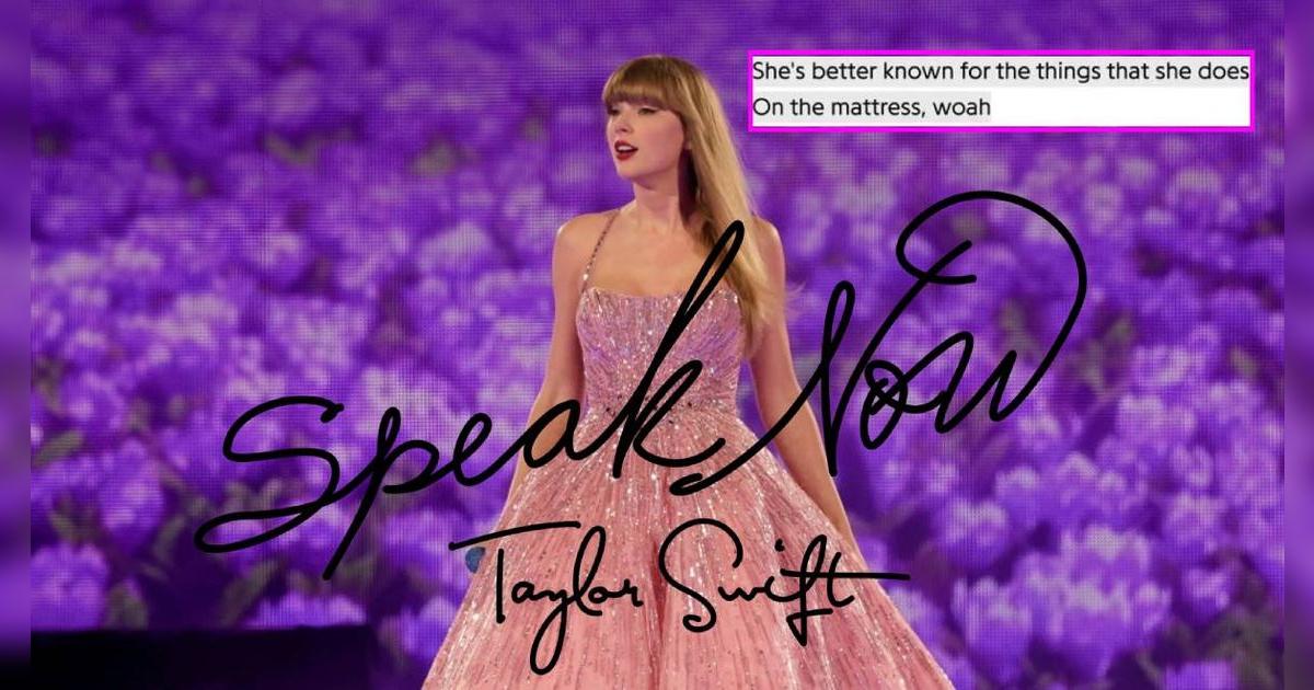 Taylor Swift lanza 'Speak Now': la polémica razón por la que cambió letra de uno de sus temas