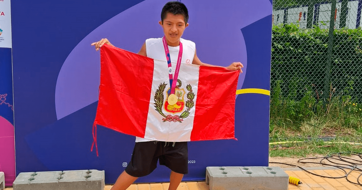 Atleta peruano Moisés García consiguió medalla de oro en Olimpiadas Especiales de Berlín