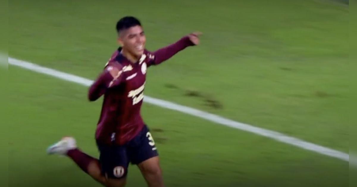 Piero Quispe pone el 4-0 de Universitario tras perfecta asistencia de Edison Flores