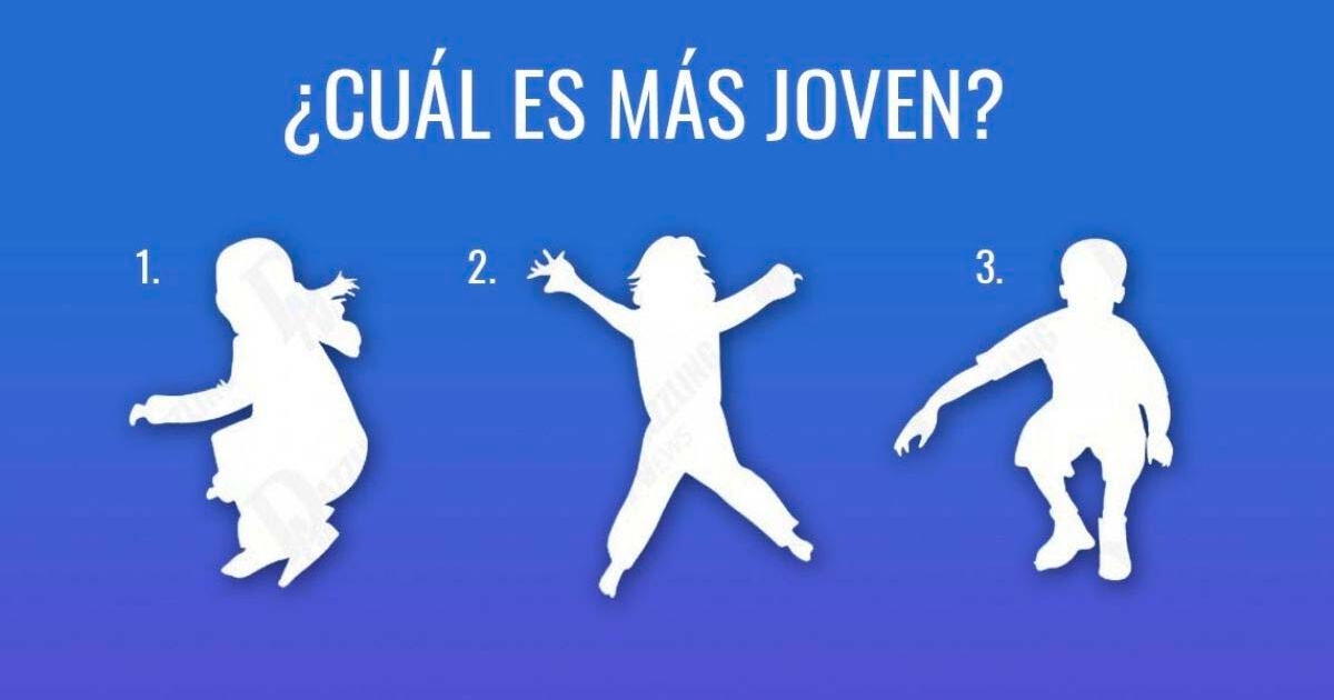 ¿Cuál es más joven? Tu elección en este test revelará si eres una persona infantil