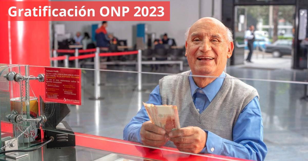 ONP: ¿cuándo se dará la gratificación para los pensionistas por Fiestas Patrias?