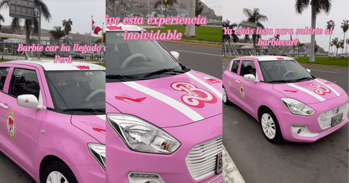 El carro de la Barbie está en Perú y tu puedes viajar con este: 
