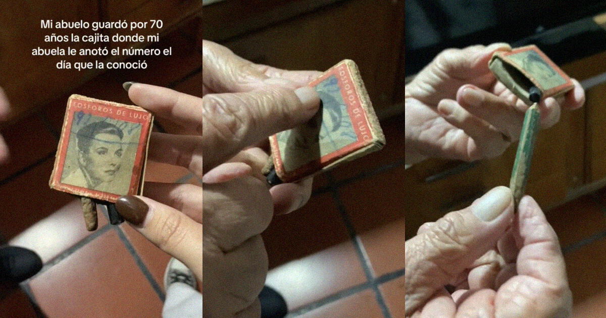 Guardó caja de fósforos donde su ahora esposa anotó su teléfono hace 70 años