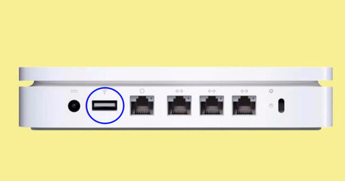 ¿Qué pasa si ingreso un USB en el puerto que está detrás del router del Internet?