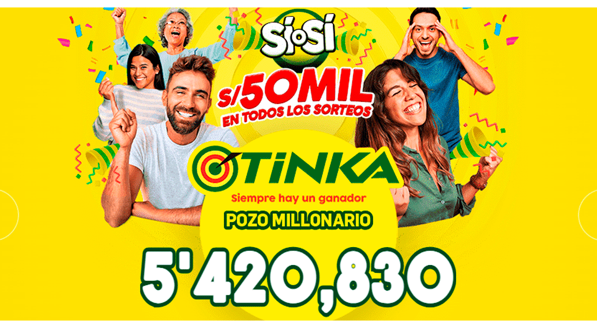 Resultados de La Tinka, domingo 9 de julio: conoce los números ganadores del sorteo