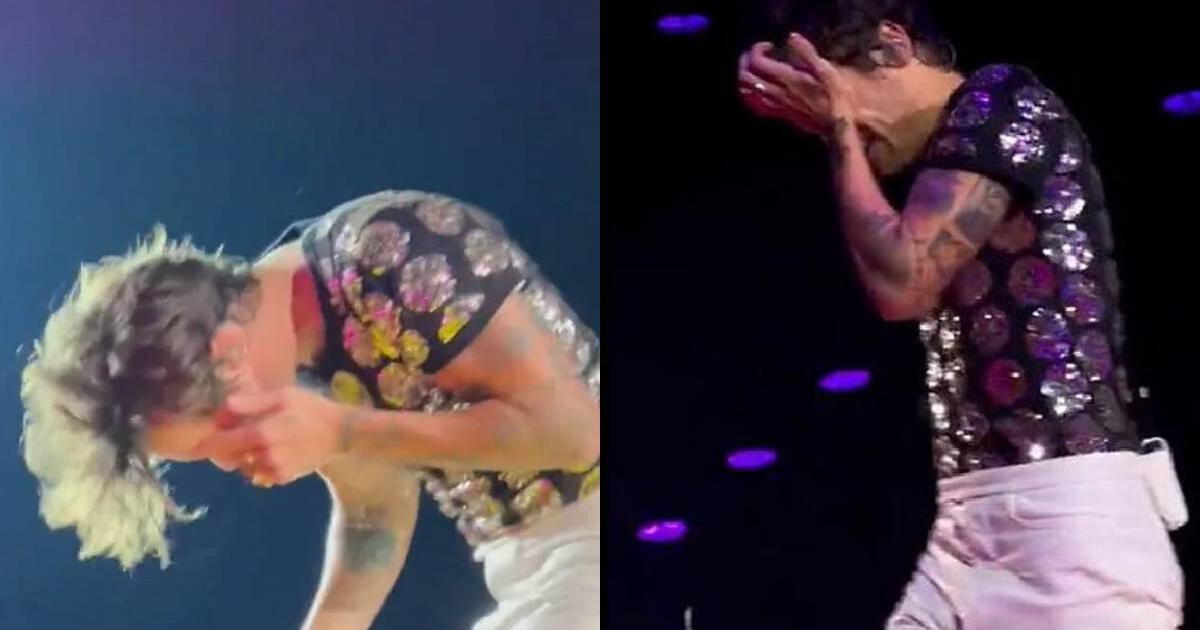 Harry Styles: cantante es golpeado en el ojo por objeto lanzado durante un show en Viena