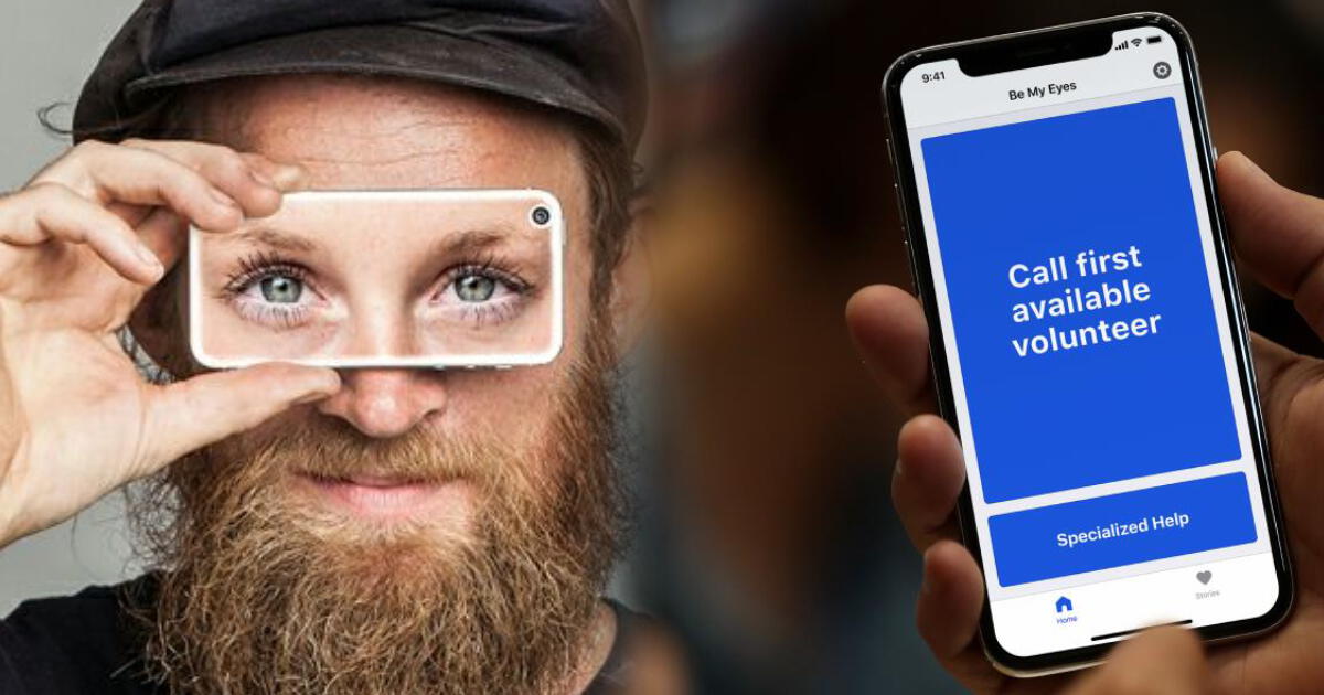 Be My Eyes: así funciona la aplicación que permite ayudar a personas invidentes