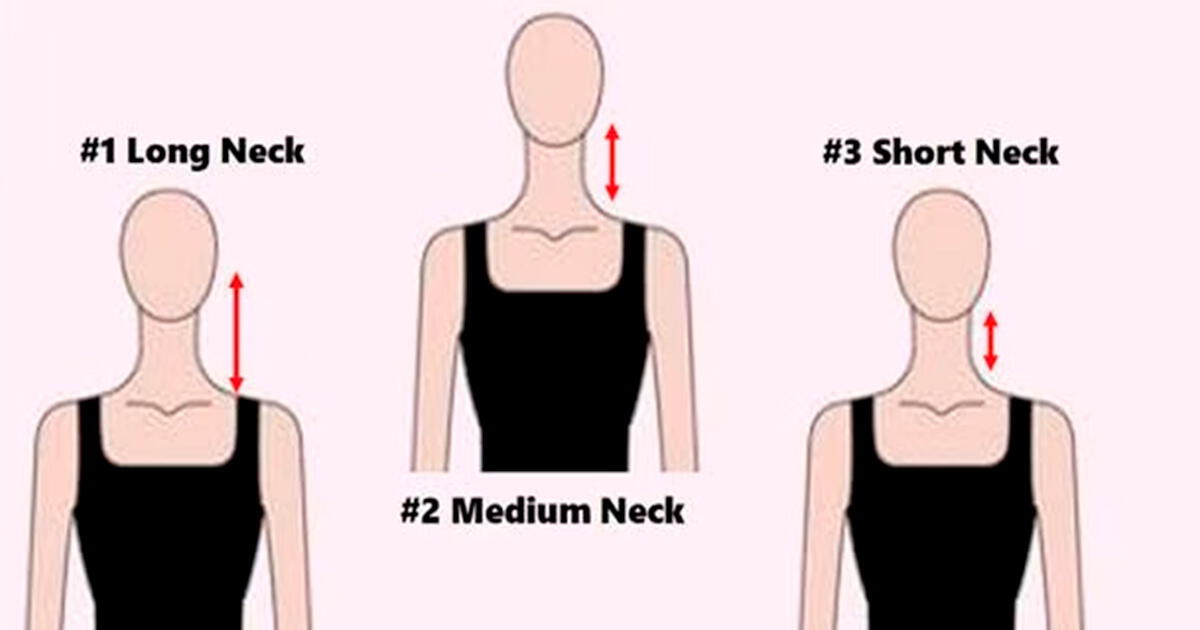 ¿De qué tamaño es tu cuello? Analiza las opciones y descubre si tienes una actitud positiva