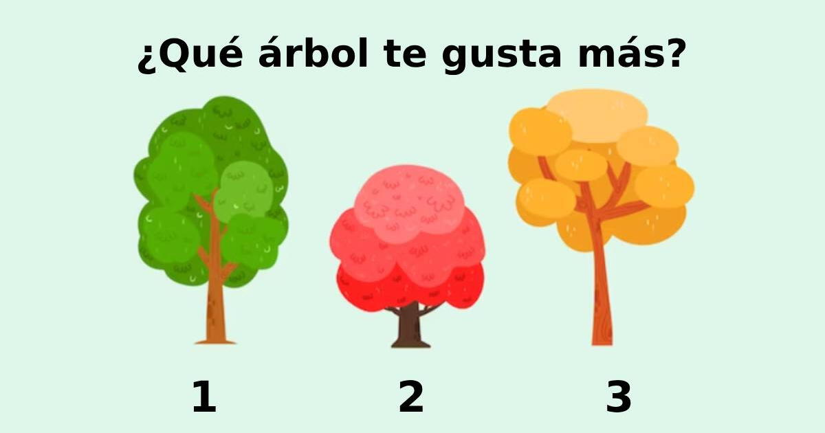 ¿Cómo es tu forma de ver la vida? Un árbol del test de personalidad te lo dirá