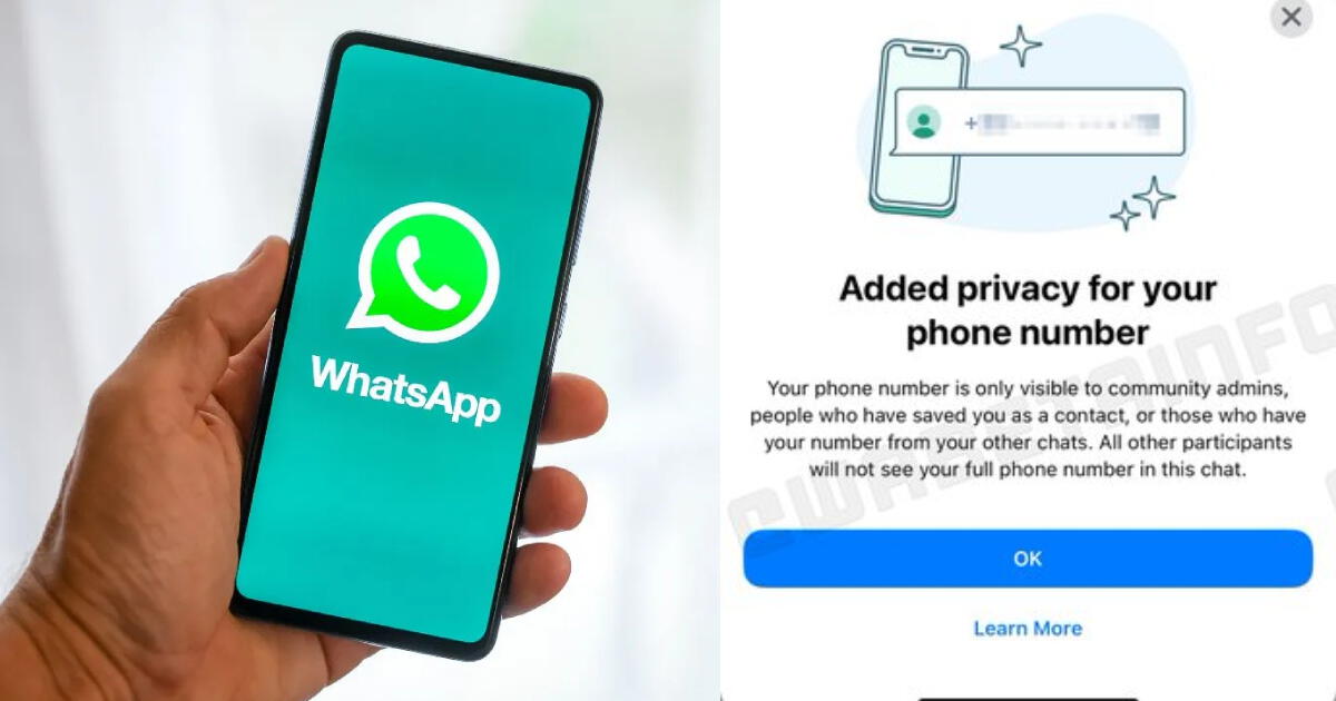 WhatsApp permite ocultar tu número de teléfono: ¿cómo activar la nueva función?