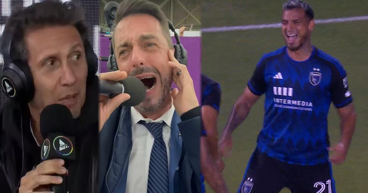 Varsky and Pablo Giralt were astonished by Trauco's volley: 