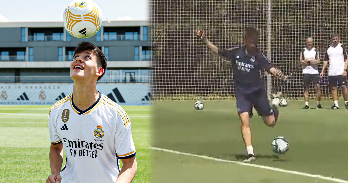 Arda Güler y el nuevo golazo en Real Madrid que engañó hasta al camarógrafo 