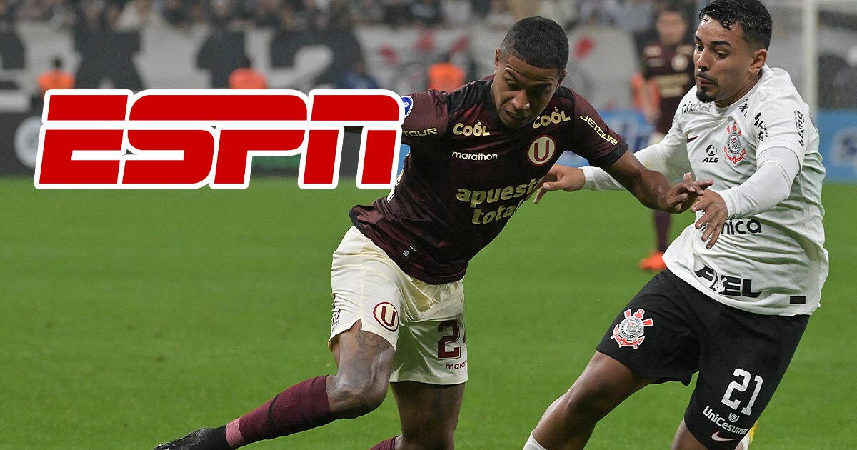 ESPN Brasil no cubrirá el Universitario vs. Corinthians por temor al Guillain-Barré, afirman en São Paulo